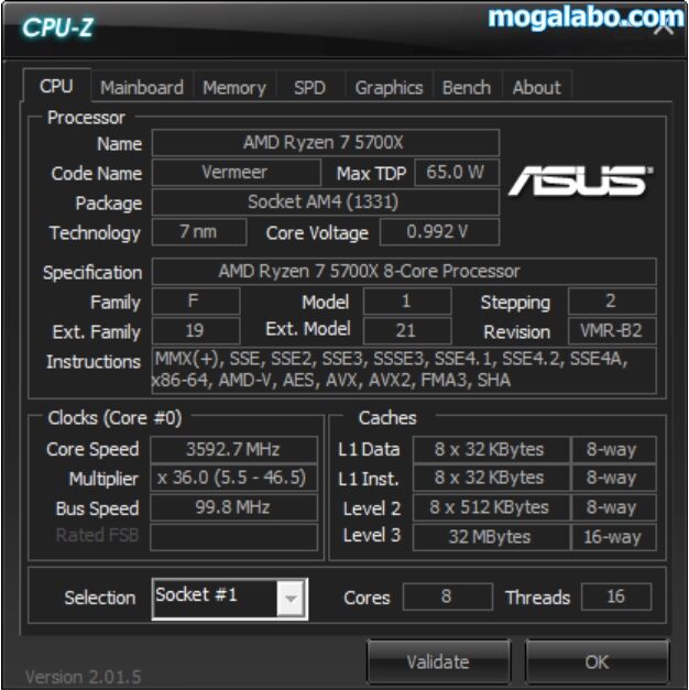 L3キャッシュは32MB