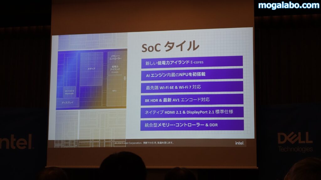 AI動作専用の「NPU」コア