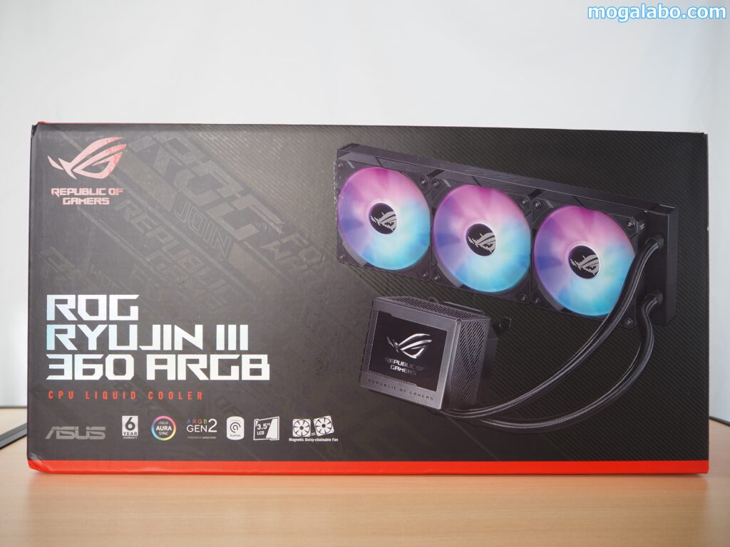 「ROG RYUJIN III 360 ARGB」のパッケージ