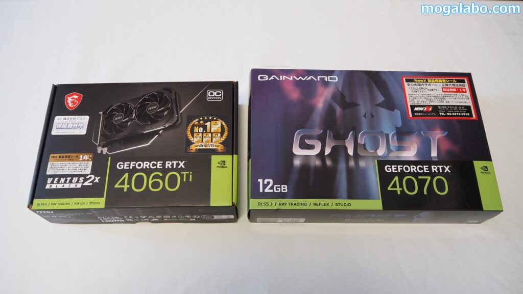 RTX4060TiとRTX4070