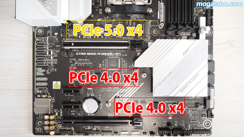 M.2スロットは合計3基