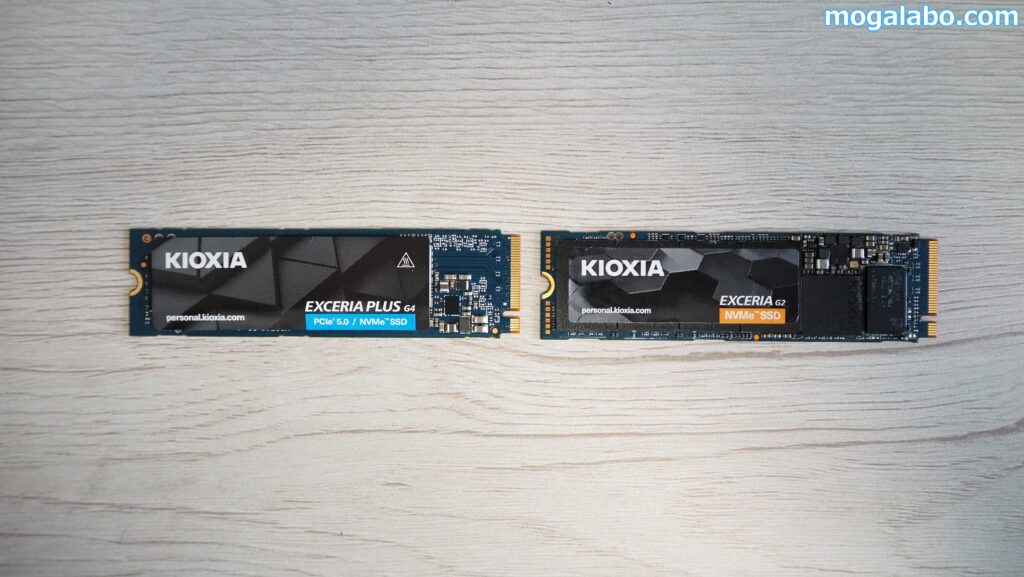 比較対象として、EXCERIA G2(1TB)を用意
