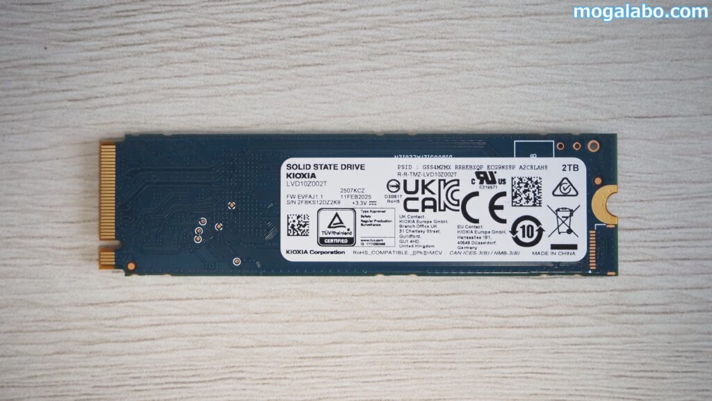EXCERIA PLUS G4(2TB)の裏面