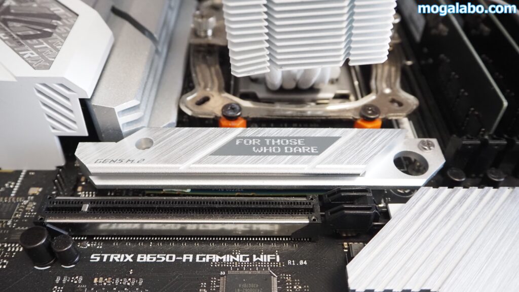 マザーボード付属のシートシンク