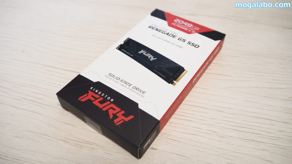 Kingston FURY Renegade G5 SSD(2048GB)の外観