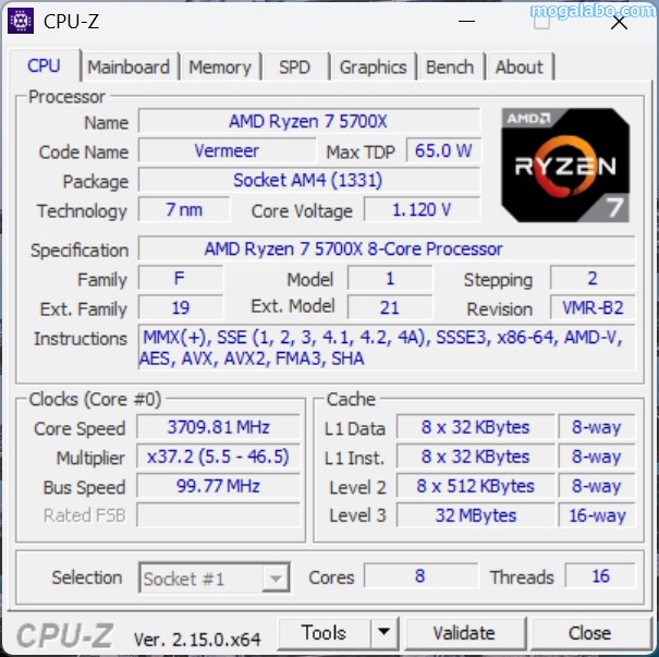 Ryzen 7 5700X