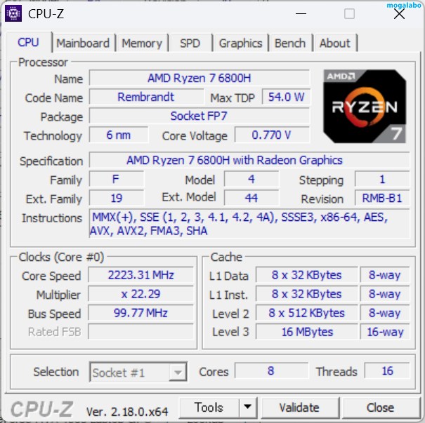 Ryzen 7 6800H