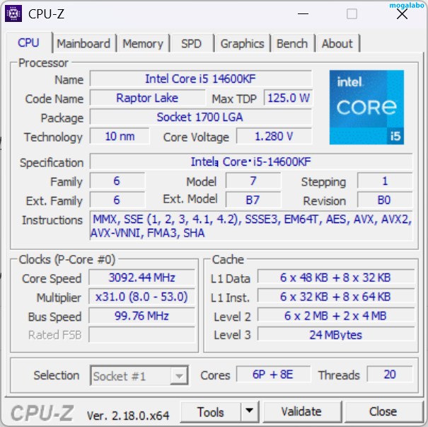 Core i5-14600KF