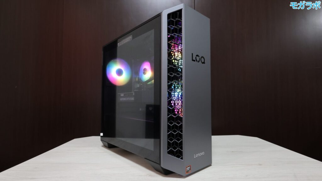 Lenovo LOQ Tower 26ADR10のライティングをチェック