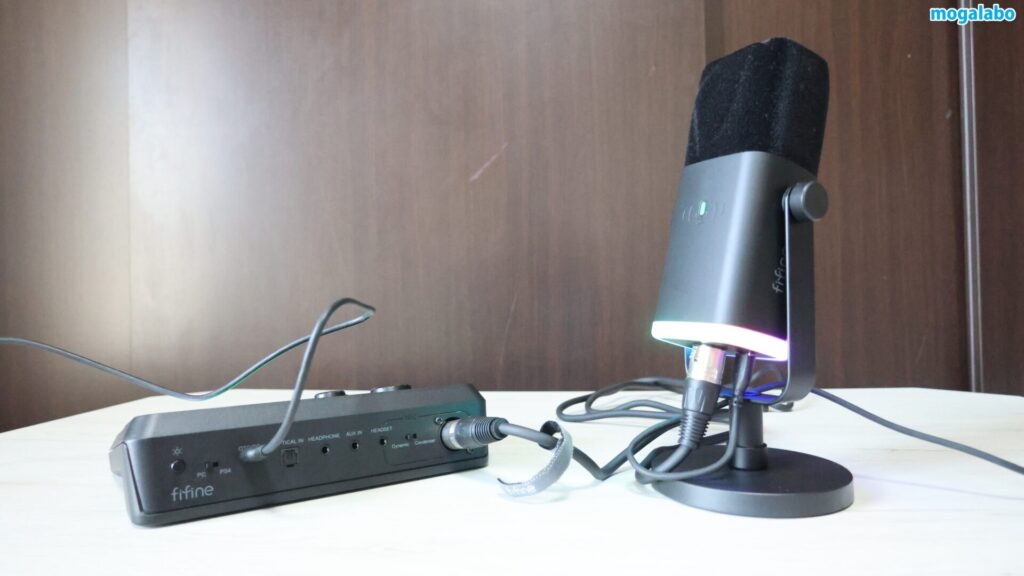 FIFINE AmpliGame AM8のマイク音質をチェック