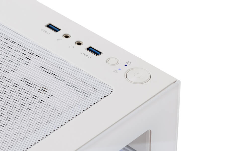G-GEAR White Edition ピラーレスモデルの前面端子