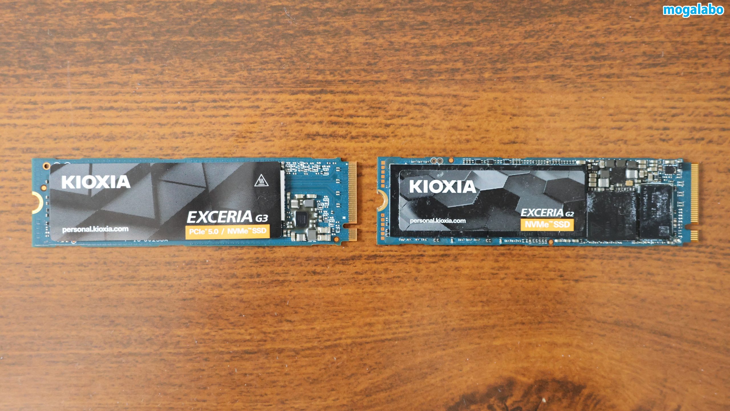 「EXCERIA G2」の1TBモデルと比較