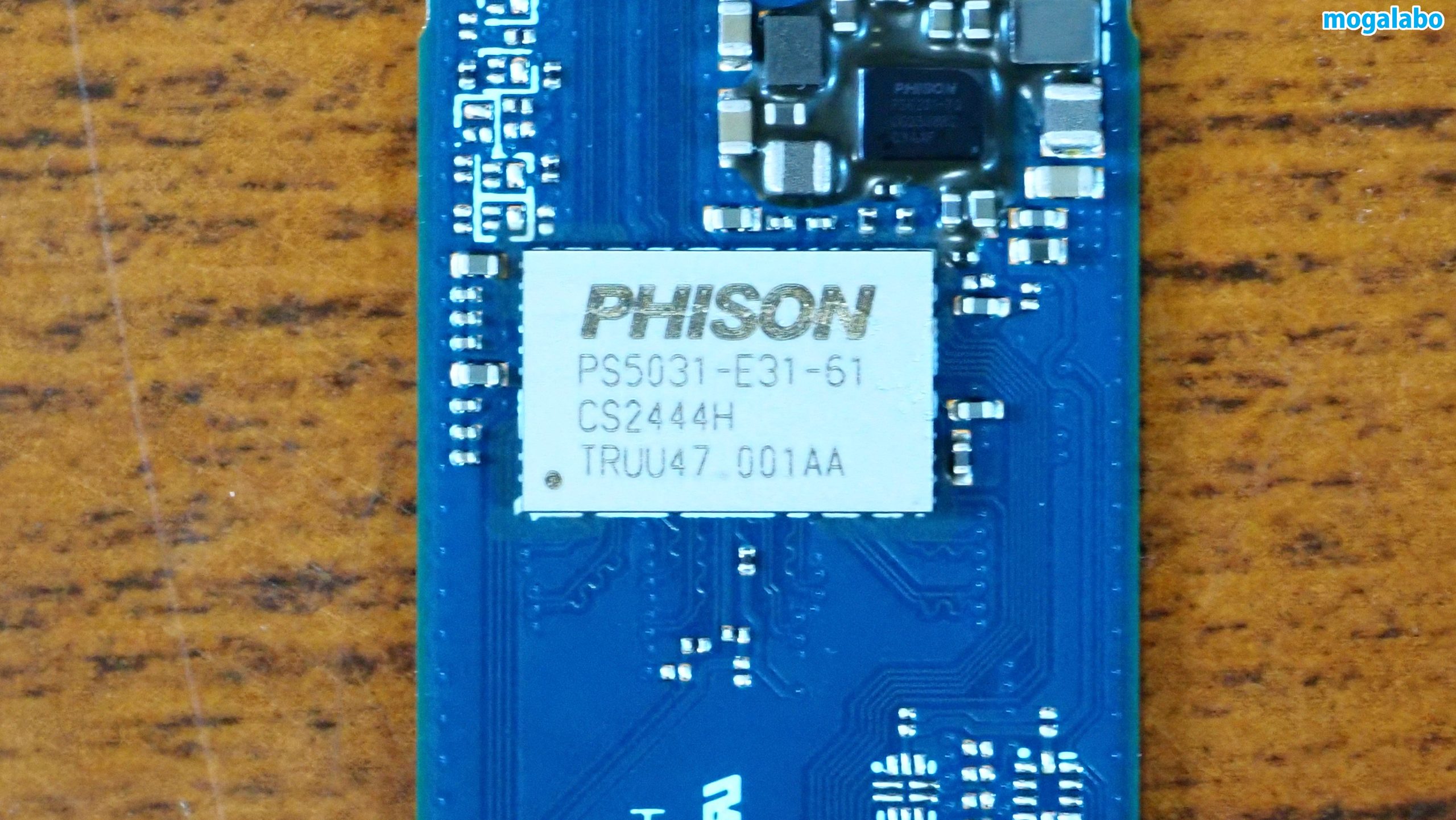 Phison製のコントローラー「PS5031-E31T」